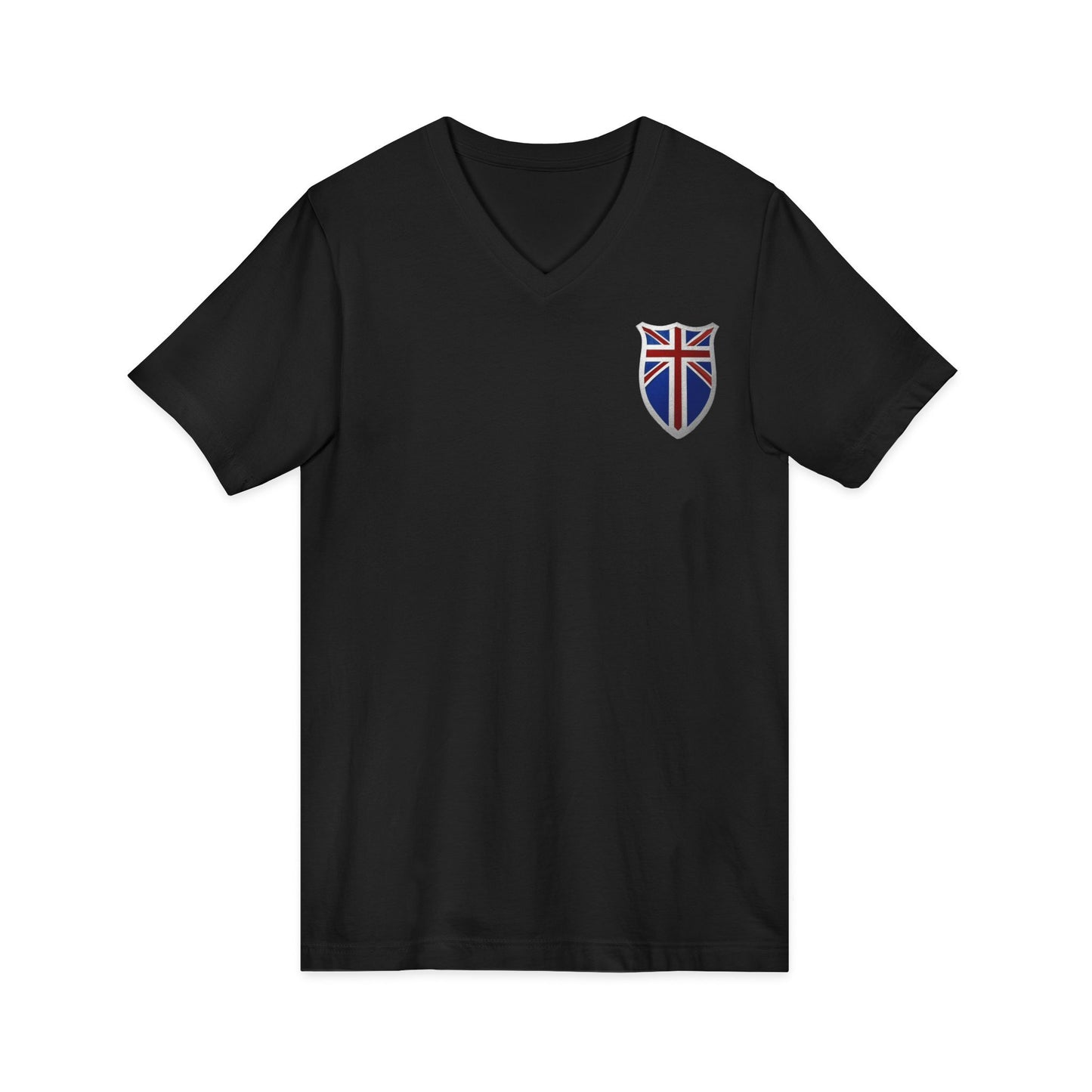 British Pride: Patriotic V-Neck T-Shirt, Union Jack Tee