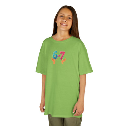 Gen Z: Kids Heavy Cotton Tee - Fun Crew 67 Design
