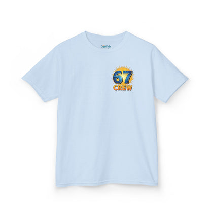 Gen Z: Kids Heavy Cotton Tee - Fun Crew 67 Design