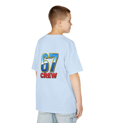 Gen Z: Kids Heavy Cotton Tee - Fun Crew 67 Design with hands