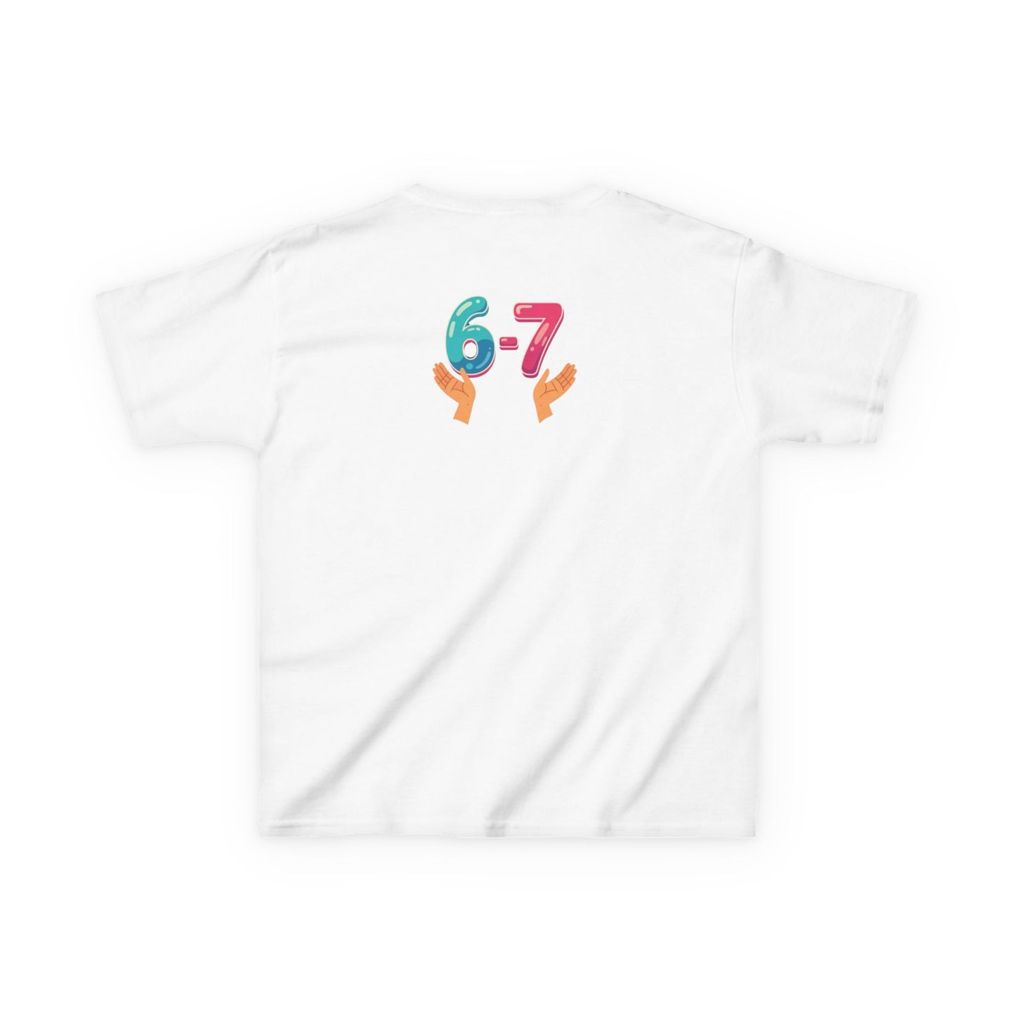 Gen Z: Kids Heavy Cotton Tee - Fun Crew 67 Design