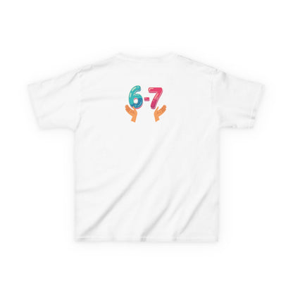 Gen Z: Kids Heavy Cotton Tee - Fun Crew 67 Design