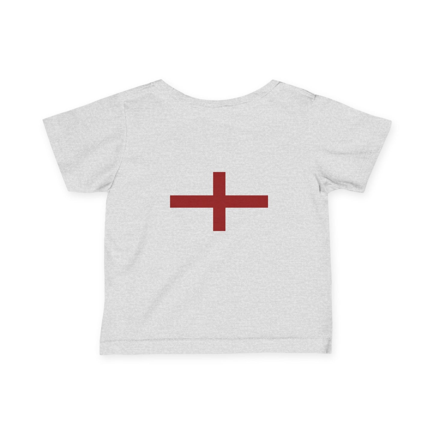 British Pride: Cute Infant Jersey Tee with Red Cross
