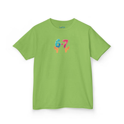 Gen Z: Kids Heavy Cotton Tee - Fun Crew 67 Design