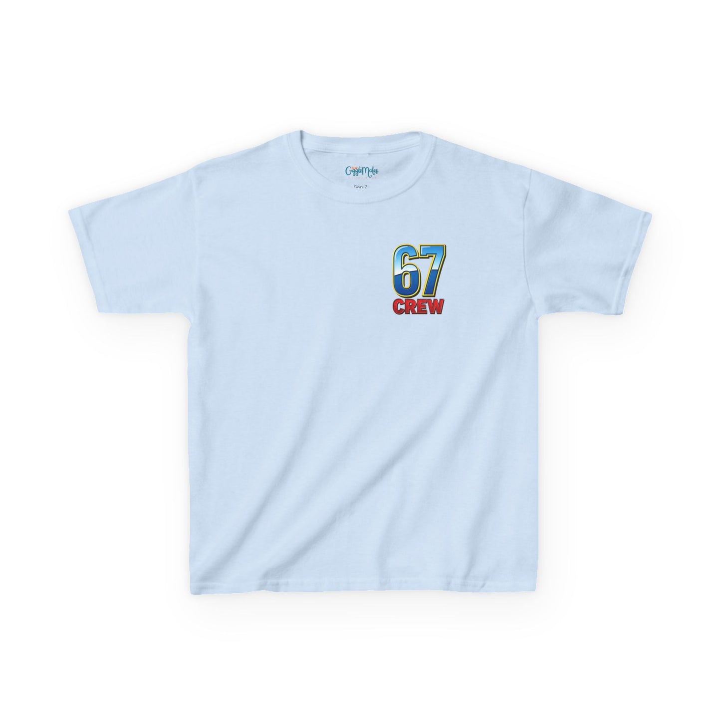 Gen Z: Kids Heavy Cotton Tee - Fun Crew 67 Design with hands
