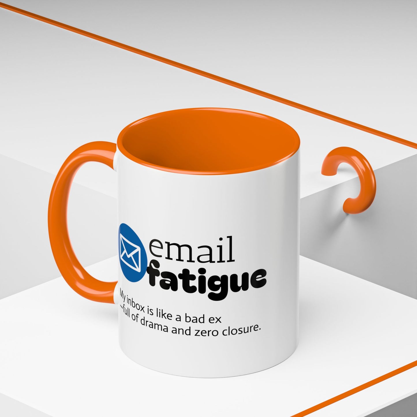 Email Fatigue Office Coffee Mug