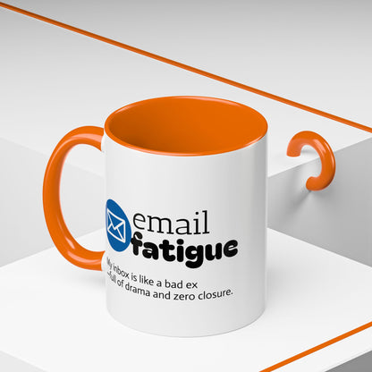 Email Fatigue Office Coffee Mug