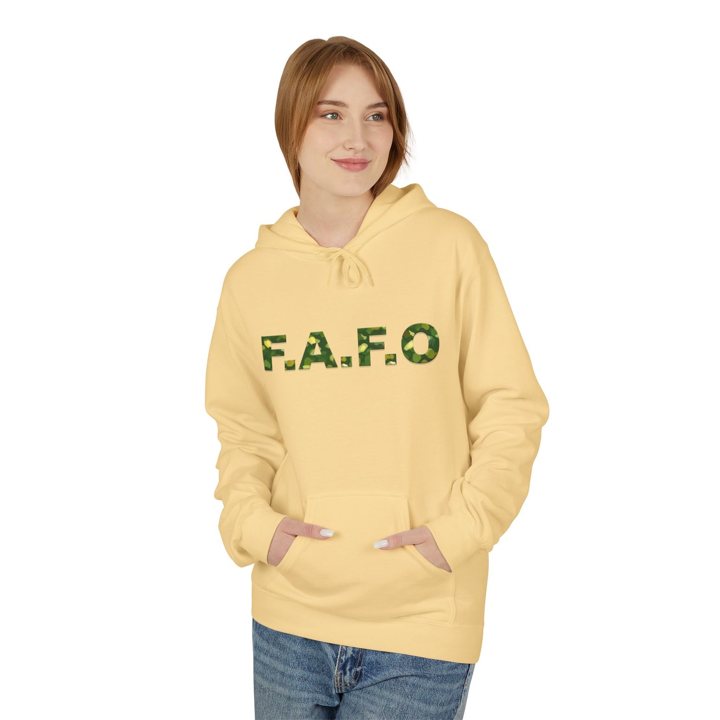 Camo F.A.F.O. Unisex Fleece Hoodie