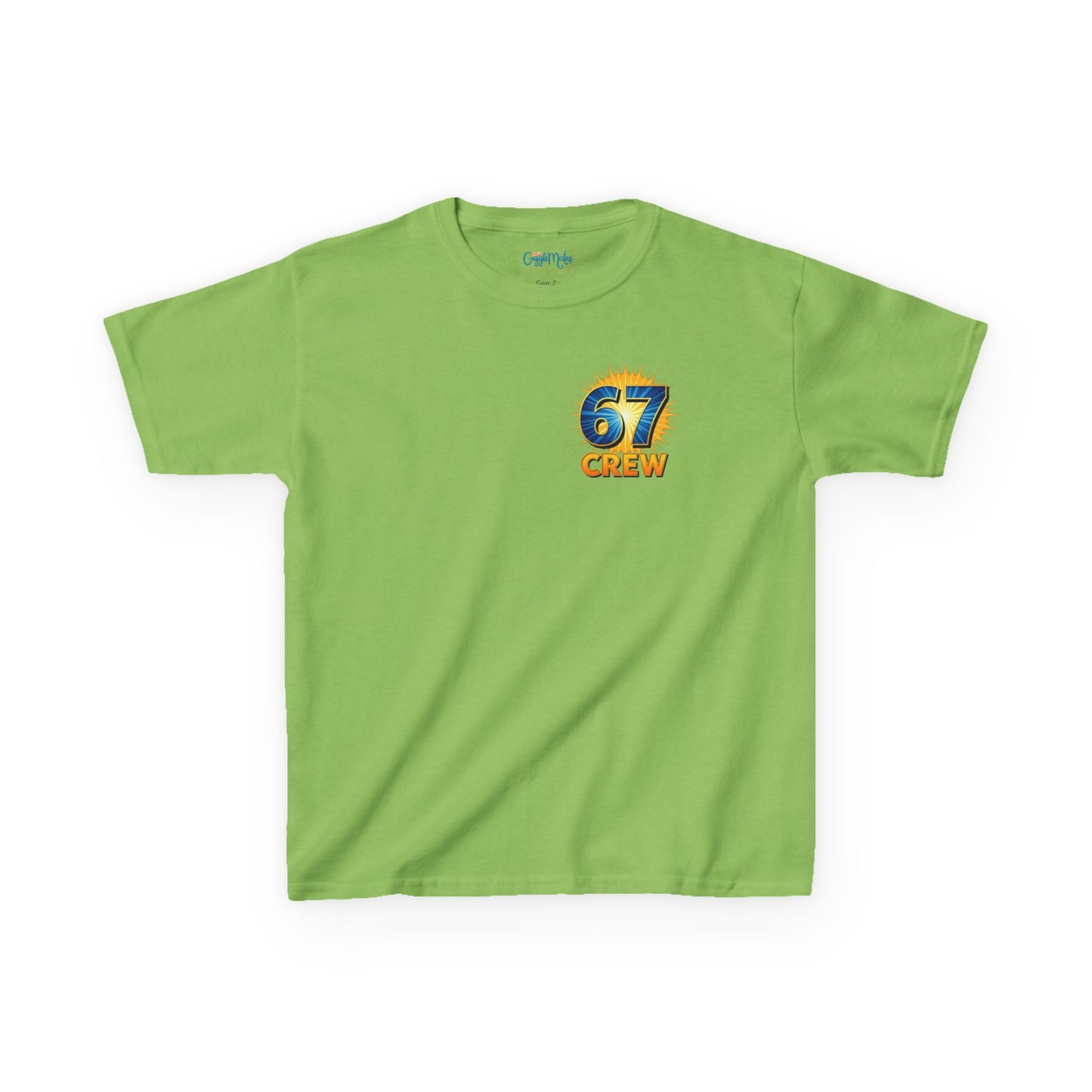 Gen Z: Kids Heavy Cotton Tee - Fun Crew 67 Design