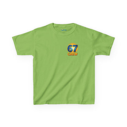 Gen Z: Kids Heavy Cotton Tee - Fun Crew 67 Design