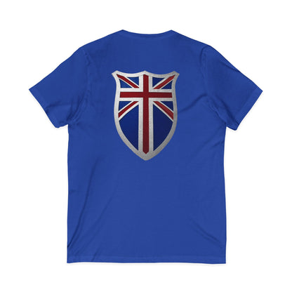 British Pride: Patriotic V-Neck T-Shirt, Union Jack Tee