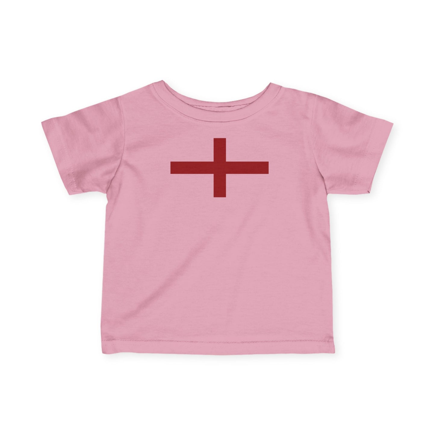 British Pride: Cute Infant Jersey Tee with Red Cross