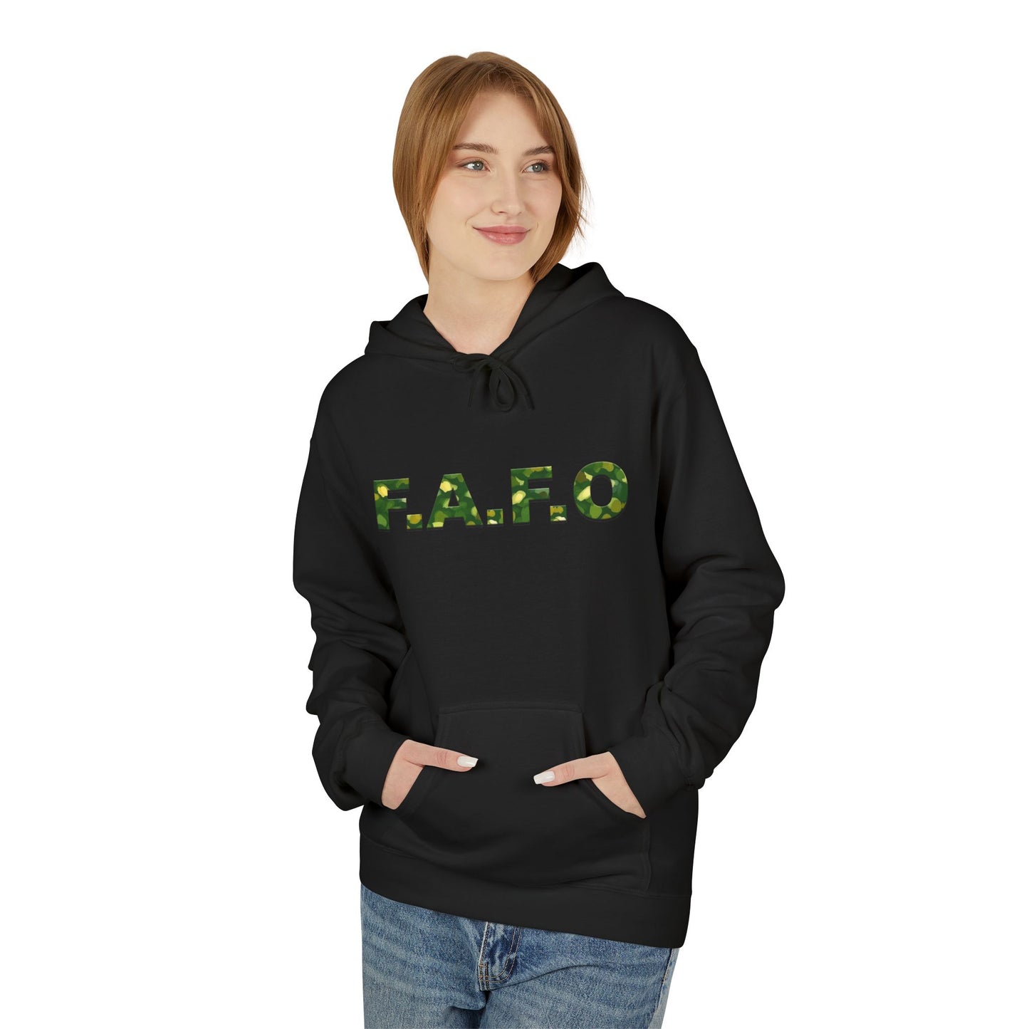 Camo F.A.F.O. Unisex Fleece Hoodie