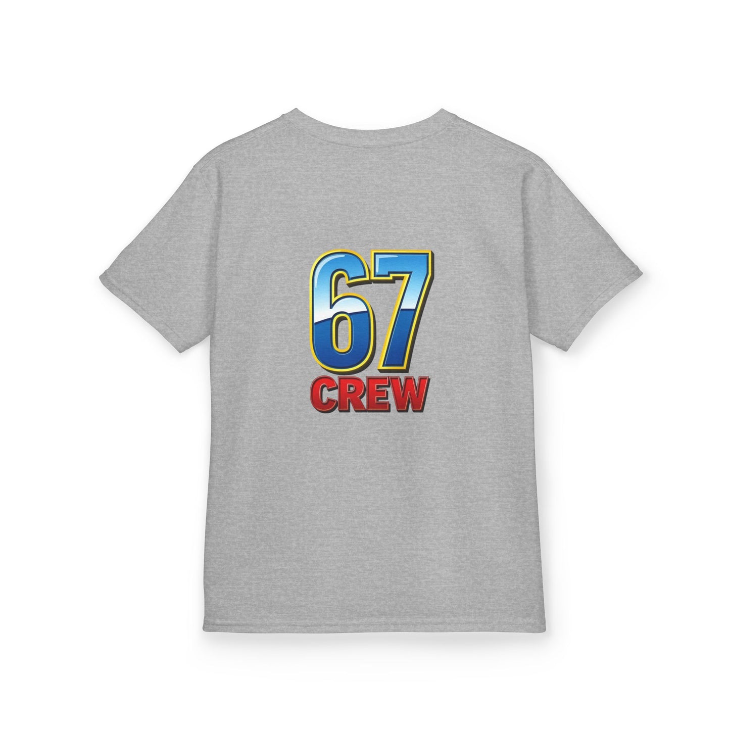 Gen Z: Kids Heavy Cotton Tee - Fun Crew 67 Design with hands