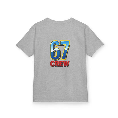 Gen Z: Kids Heavy Cotton Tee - Fun Crew 67 Design with hands