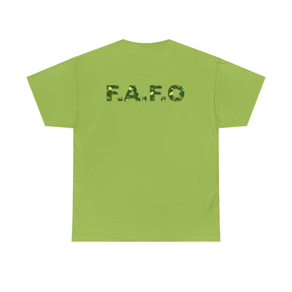 Camo F.A.F.O. Unisex Heavy Cotton Tee