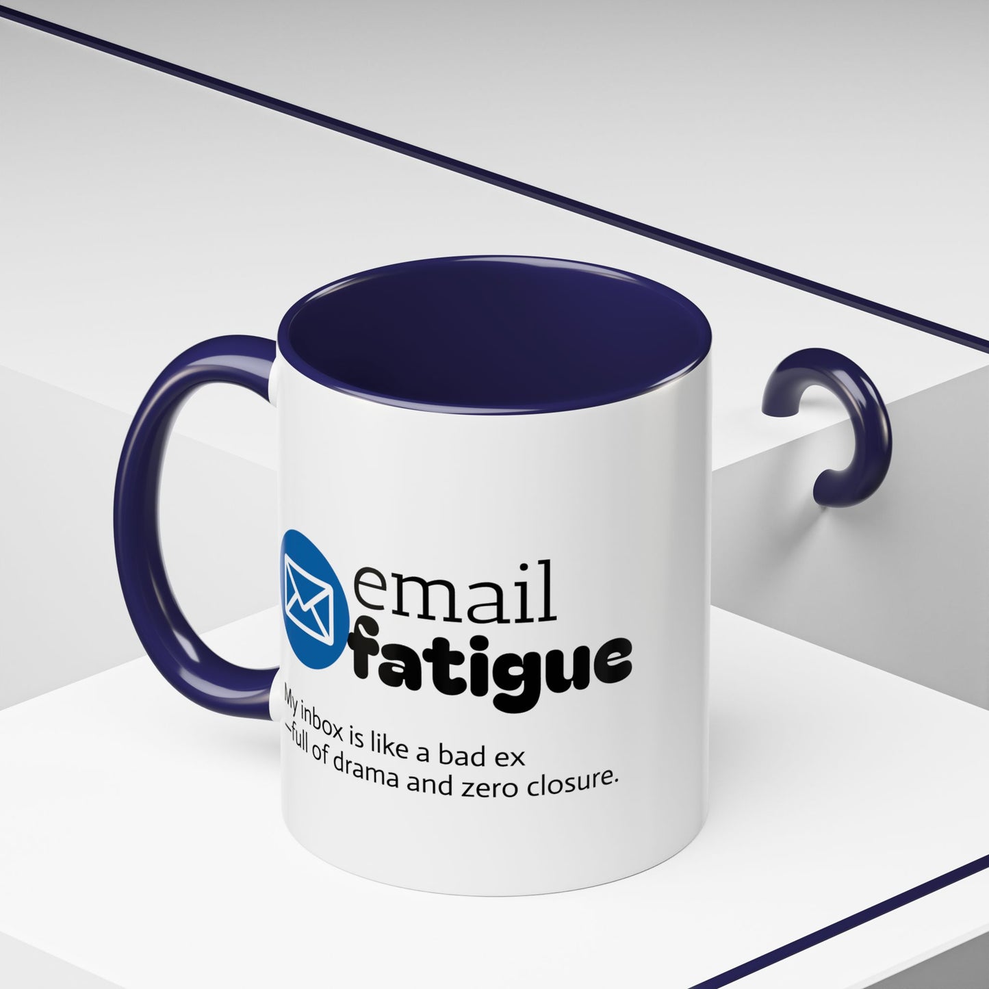 Email Fatigue Office Coffee Mug