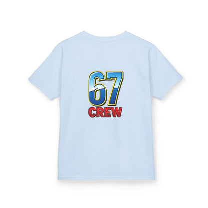 Gen Z: Kids Heavy Cotton Tee - Fun Crew 67 Design with hands