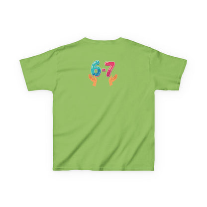 Gen Z: Kids Heavy Cotton Tee - Fun Crew 67 Design
