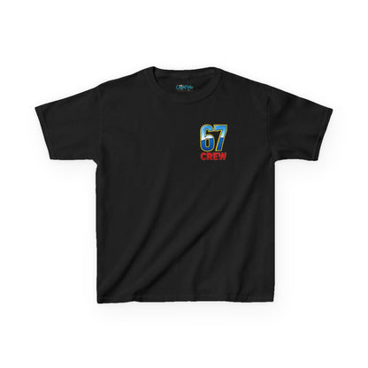 Gen Z: Kids Heavy Cotton Tee - Fun Crew 67 Design with hands