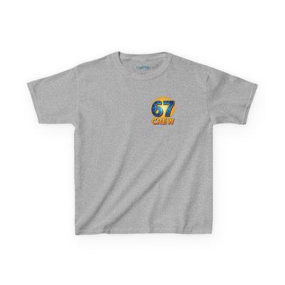 Gen Z: Kids Heavy Cotton Tee - Fun Crew 67 Design