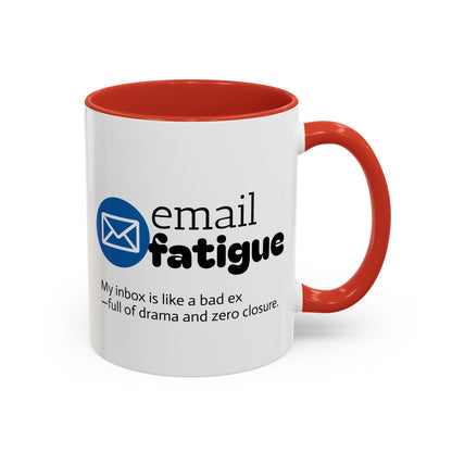 Email Fatigue Office Coffee Mug