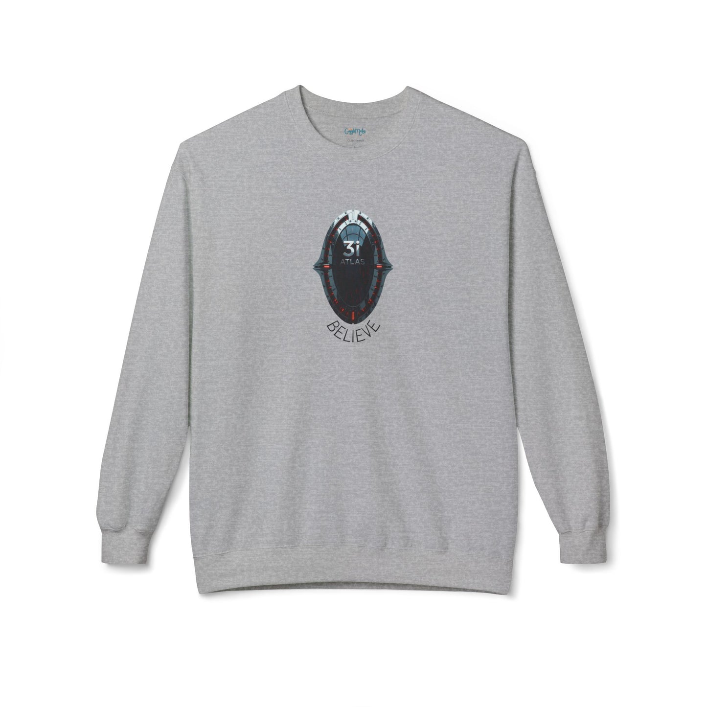 Alien Wear: Believe Crewneck Sweatshirt 3i Atlas Edition