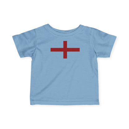 British Pride: Cute Infant Jersey Tee with Red Cross