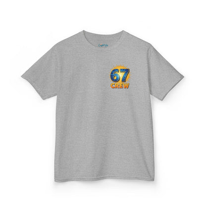Gen Z: Kids Heavy Cotton Tee - Fun Crew 67 Design