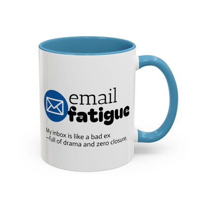 Email Fatigue Office Coffee Mug