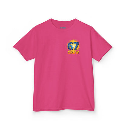 Gen Z: Kids Heavy Cotton Tee - Fun Crew 67 Design
