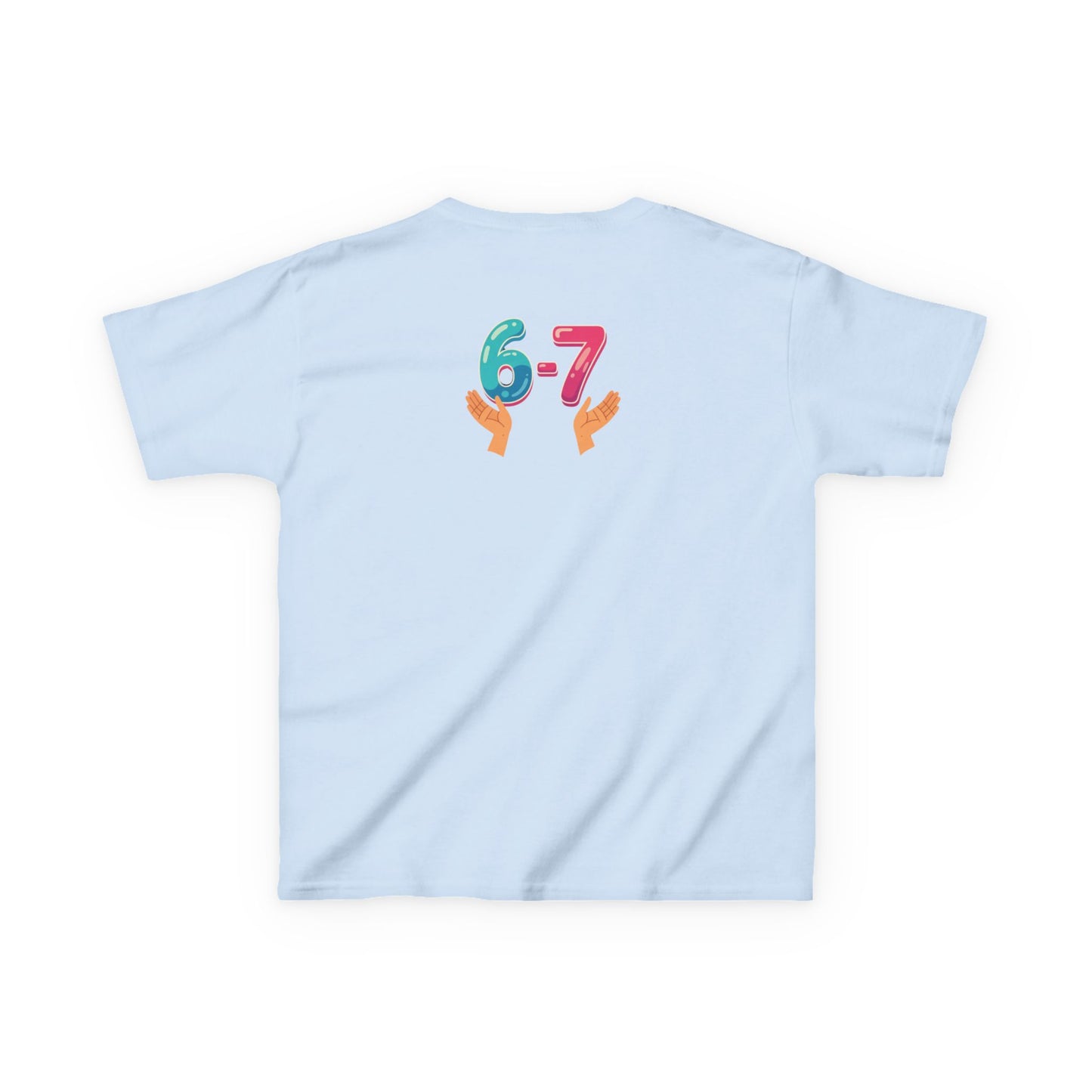 Gen Z: Kids Heavy Cotton Tee - Fun Crew 67 Design