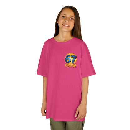 Gen Z: Kids Heavy Cotton Tee - Fun Crew 67 Design