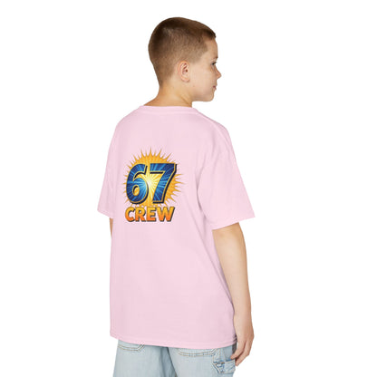 Gen Z: Kids Heavy Cotton Tee - Fun Crew 67 Design
