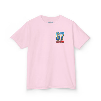Gen Z: Kids Heavy Cotton Tee - Fun Crew 67 Design with hands
