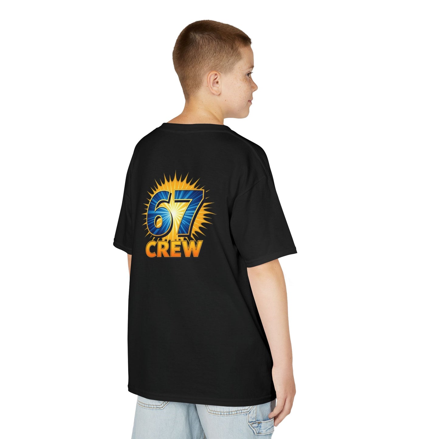 Gen Z: Kids Heavy Cotton Tee - Fun Crew 67 Design