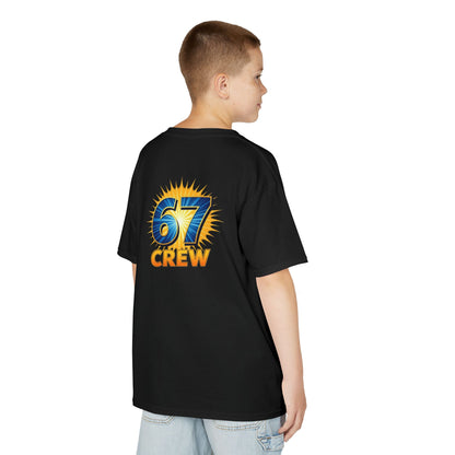 Gen Z: Kids Heavy Cotton Tee - Fun Crew 67 Design