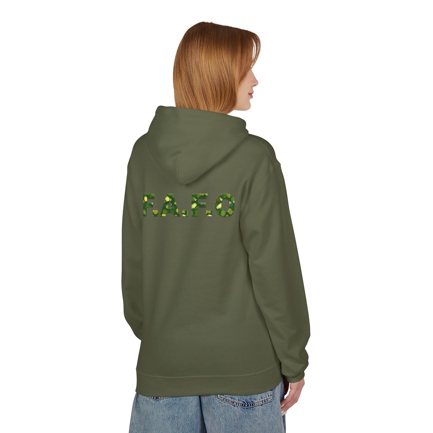 Camo F.A.F.O. Unisex Fleece Hoodie