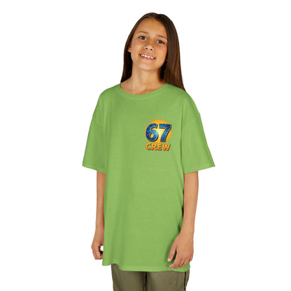 Gen Z: Kids Heavy Cotton Tee - Fun Crew 67 Design