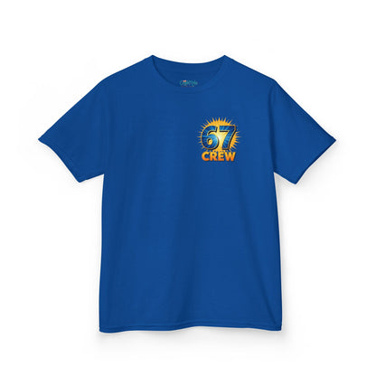 Gen Z: Kids Heavy Cotton Tee - Fun Crew 67 Design