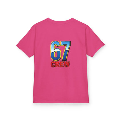 Gen Z: Kids Heavy Cotton Tee - Fun Crew 67 Design with hands