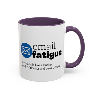 Email Fatigue Office Coffee Mug