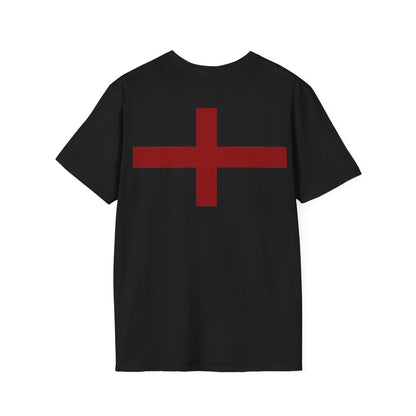 British Pride: Unisex T-Shirt with Bold Red Cross Design
