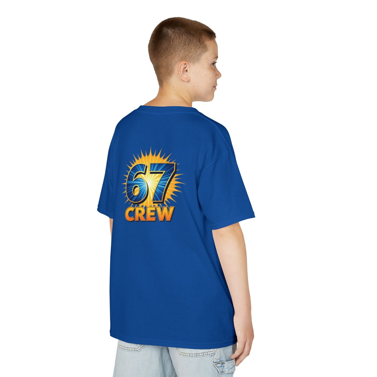 Gen Z: Kids Heavy Cotton Tee - Fun Crew 67 Design
