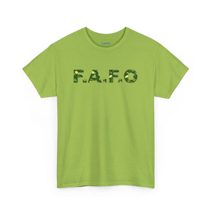 Camo F.A.F.O. Unisex Heavy Cotton Tee