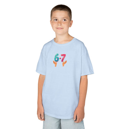 Gen Z: Kids Heavy Cotton Tee - Fun Crew 67 Design